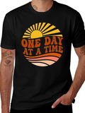 Retro One Day At A Time Graphic T-Shirt