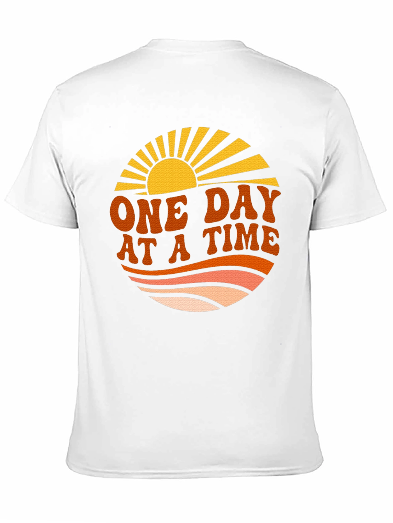 Retro One Day At A Time Graphic T-Shirt
