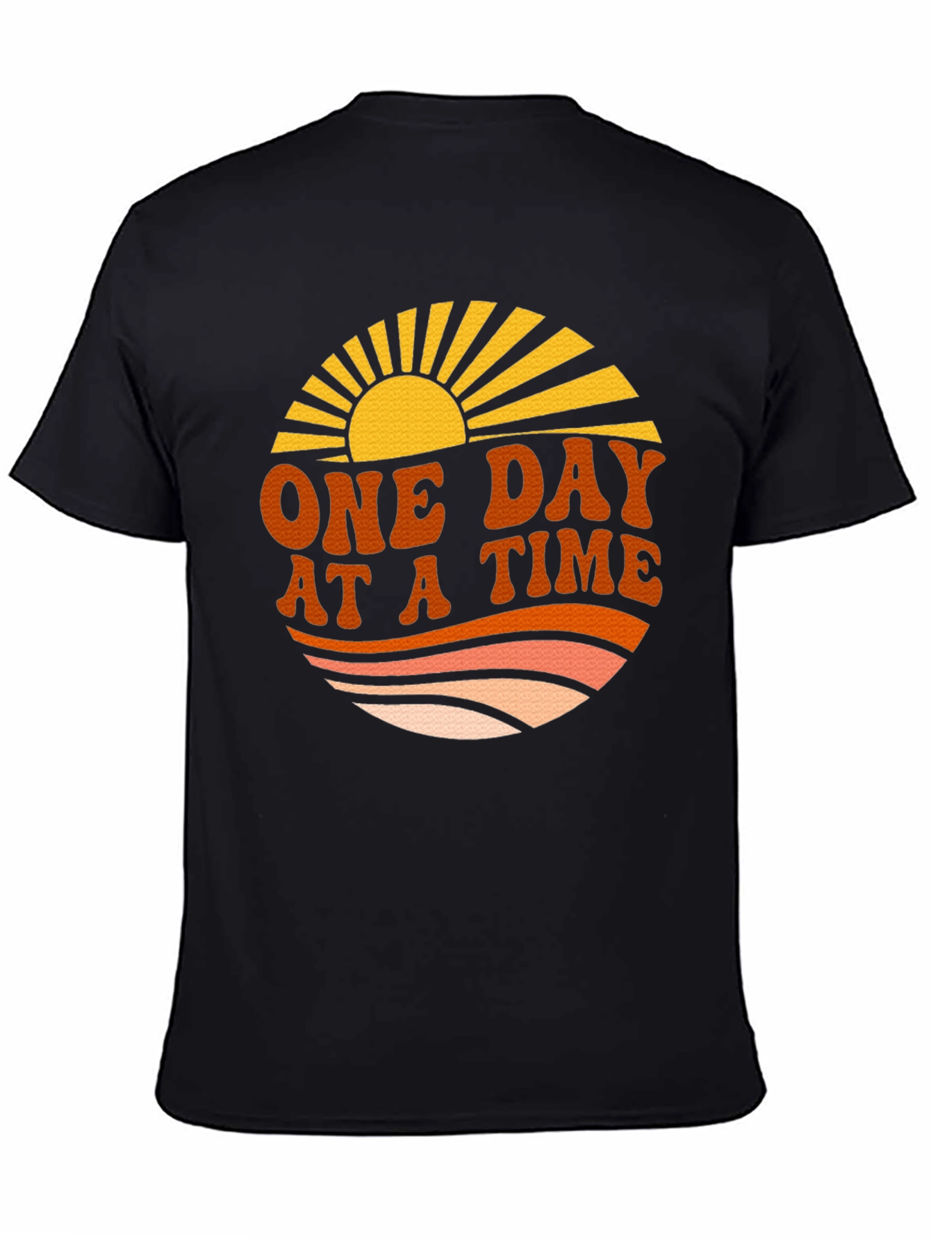 Retro One Day At A Time Graphic T-Shirt