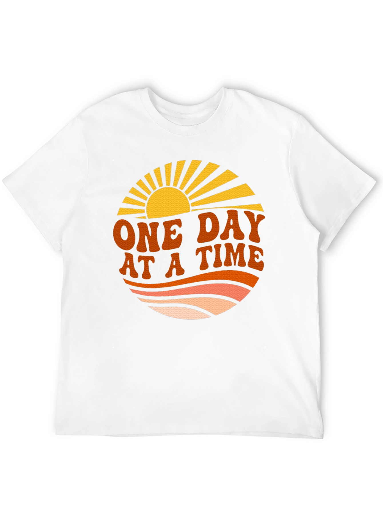 Retro One Day At A Time Graphic T-Shirt