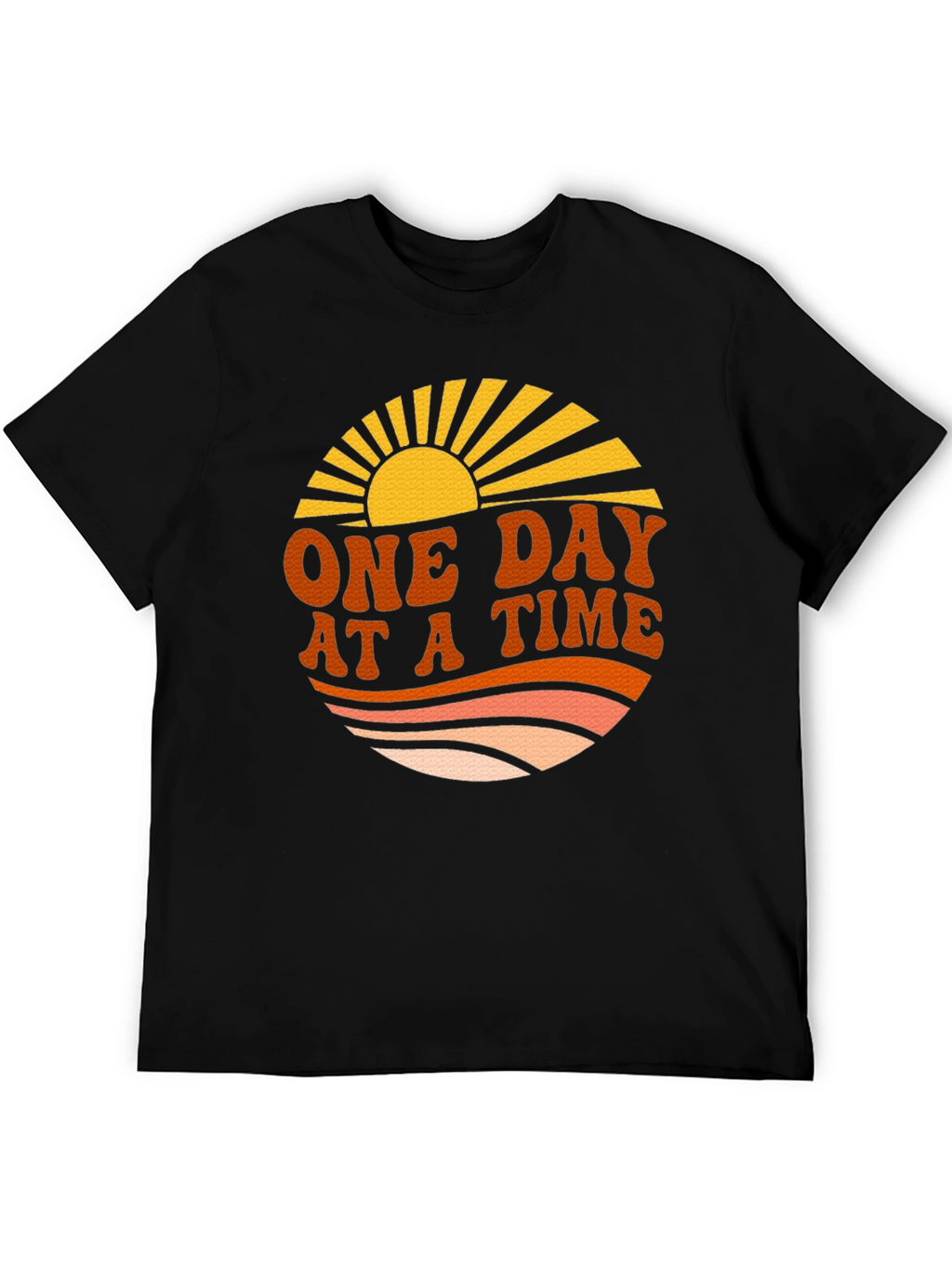 Retro One Day At A Time Graphic T-Shirt