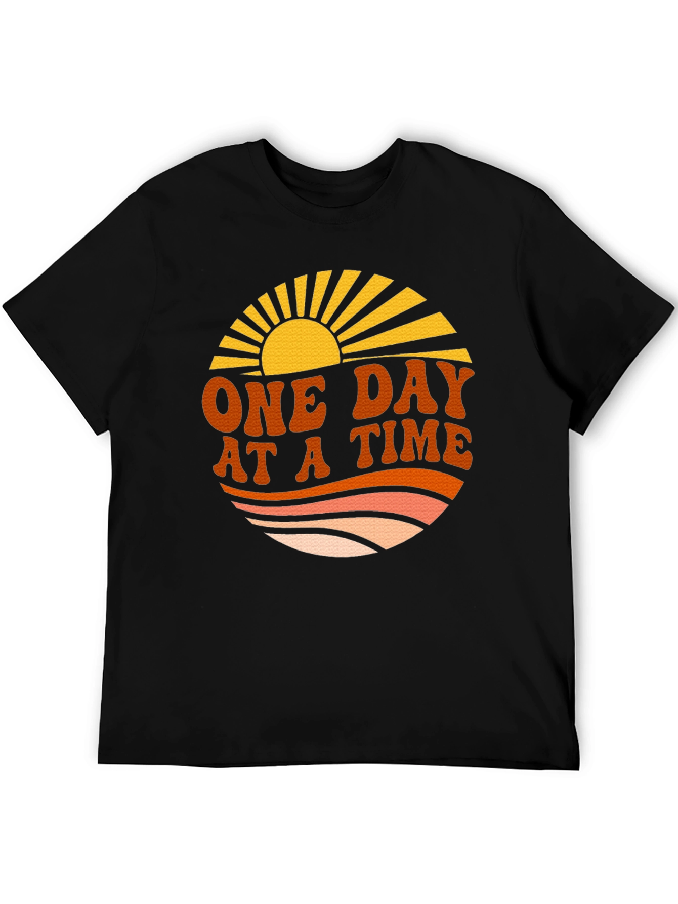 Retro One Day At A Time Graphic T-Shirt