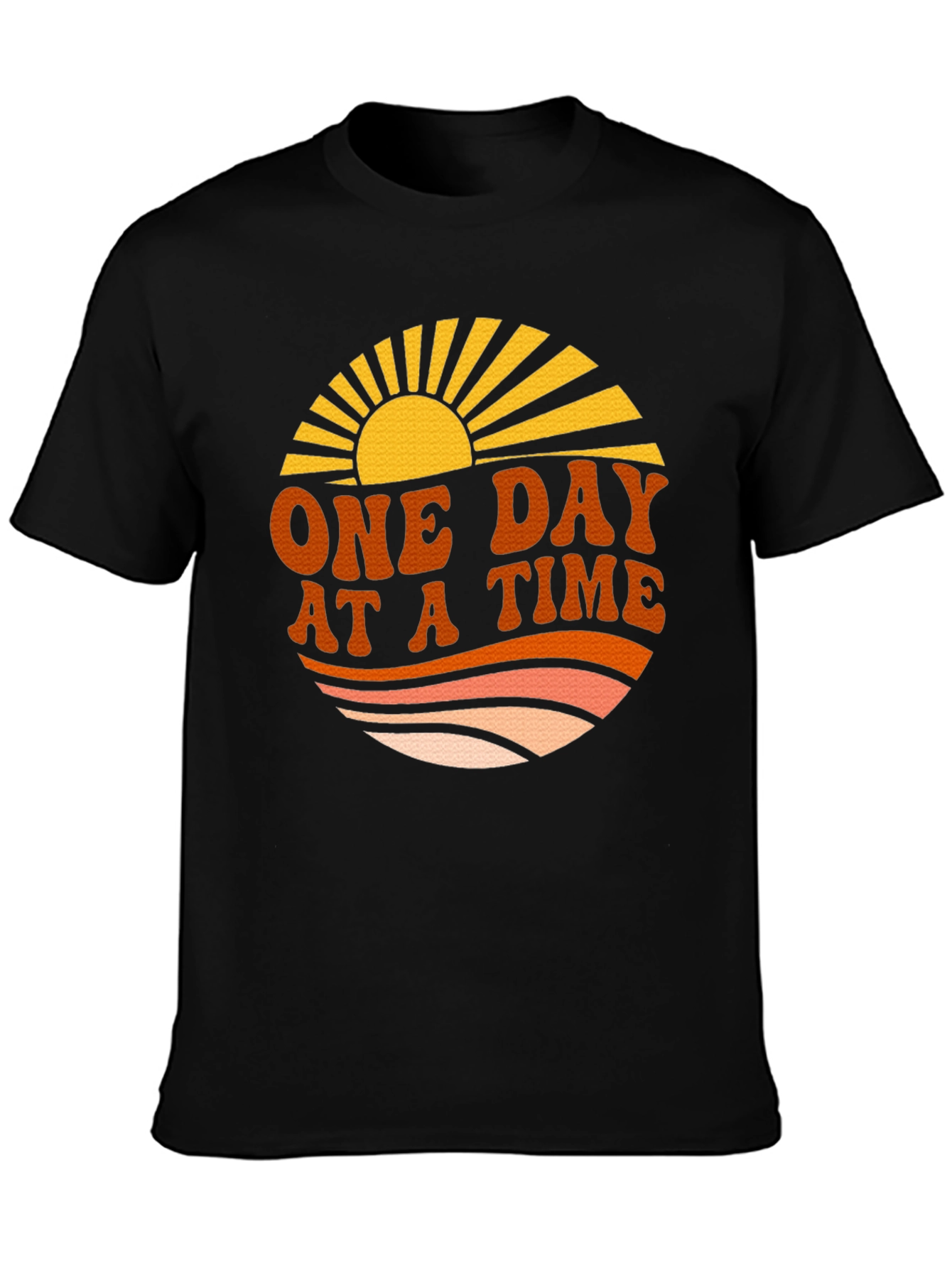 Retro One Day At A Time Graphic T-Shirt
