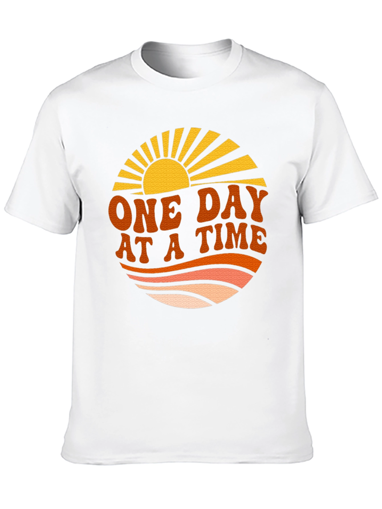 Retro One Day At A Time Graphic T-Shirt
