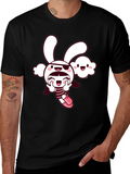 Cartoon Pirate Bunny Graphic Tee