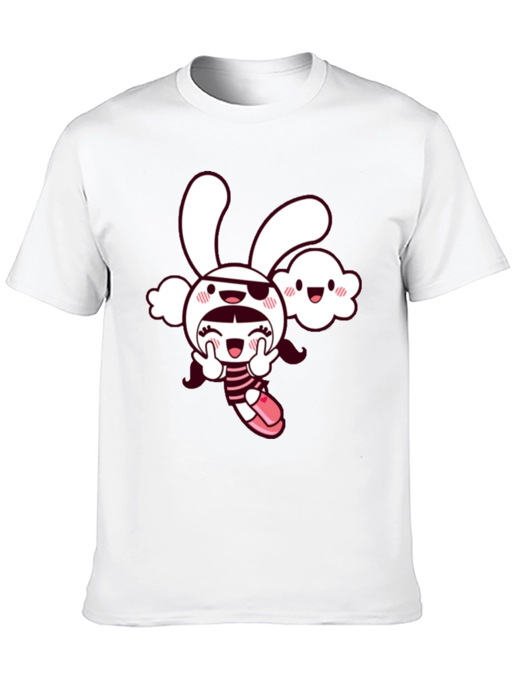 Cartoon Pirate Bunny Graphic Tee