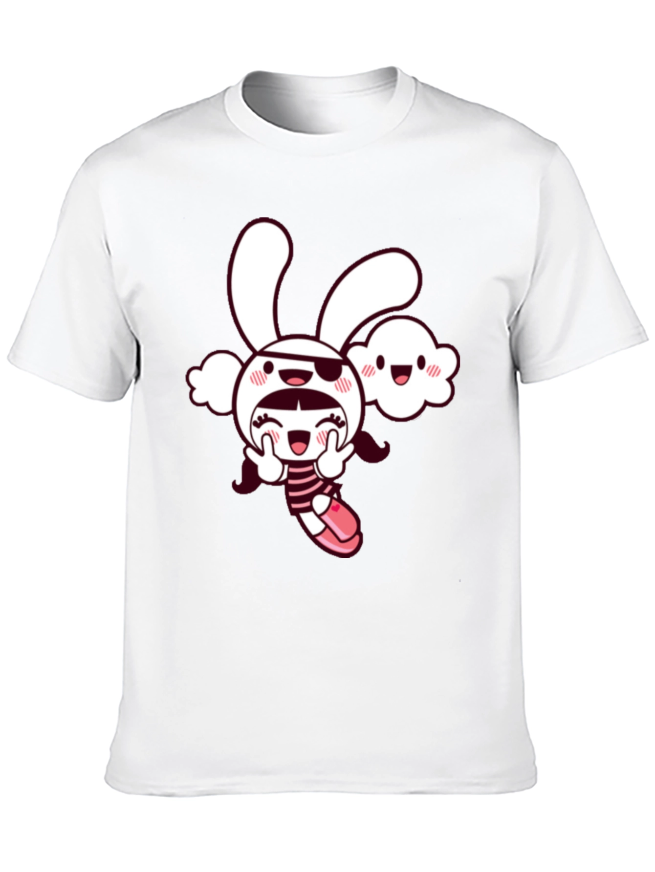 Cartoon Pirate Bunny Graphic Tee