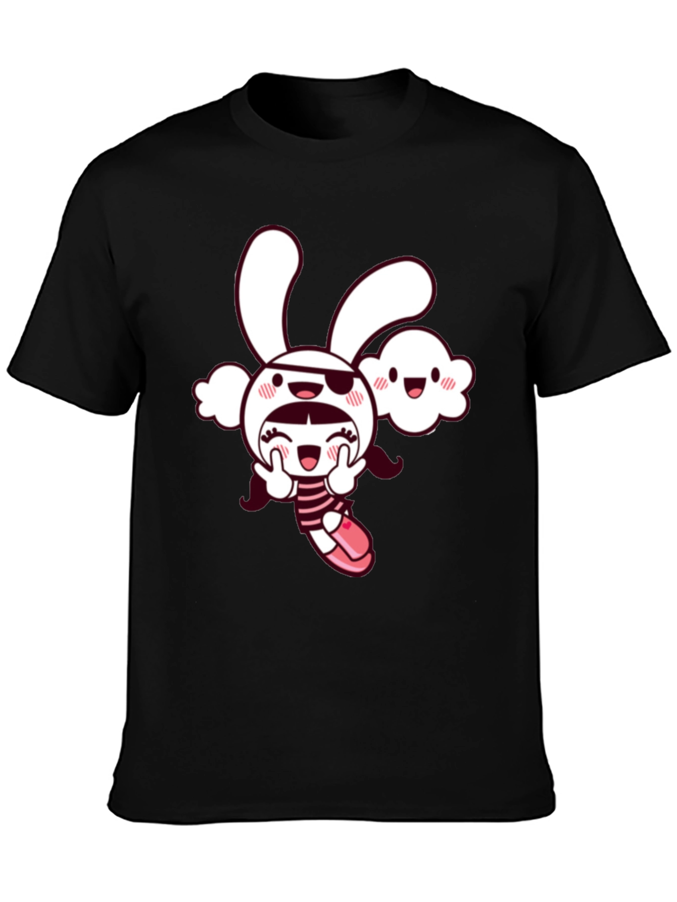 Cartoon Pirate Bunny Graphic Tee