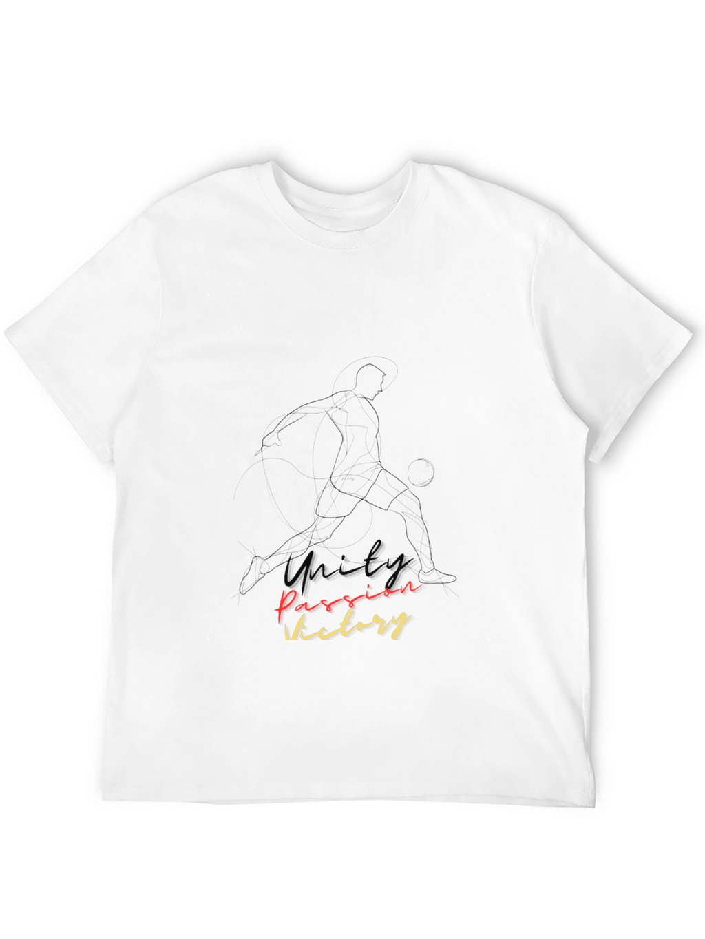 Passion Victory Black Graphic Tee