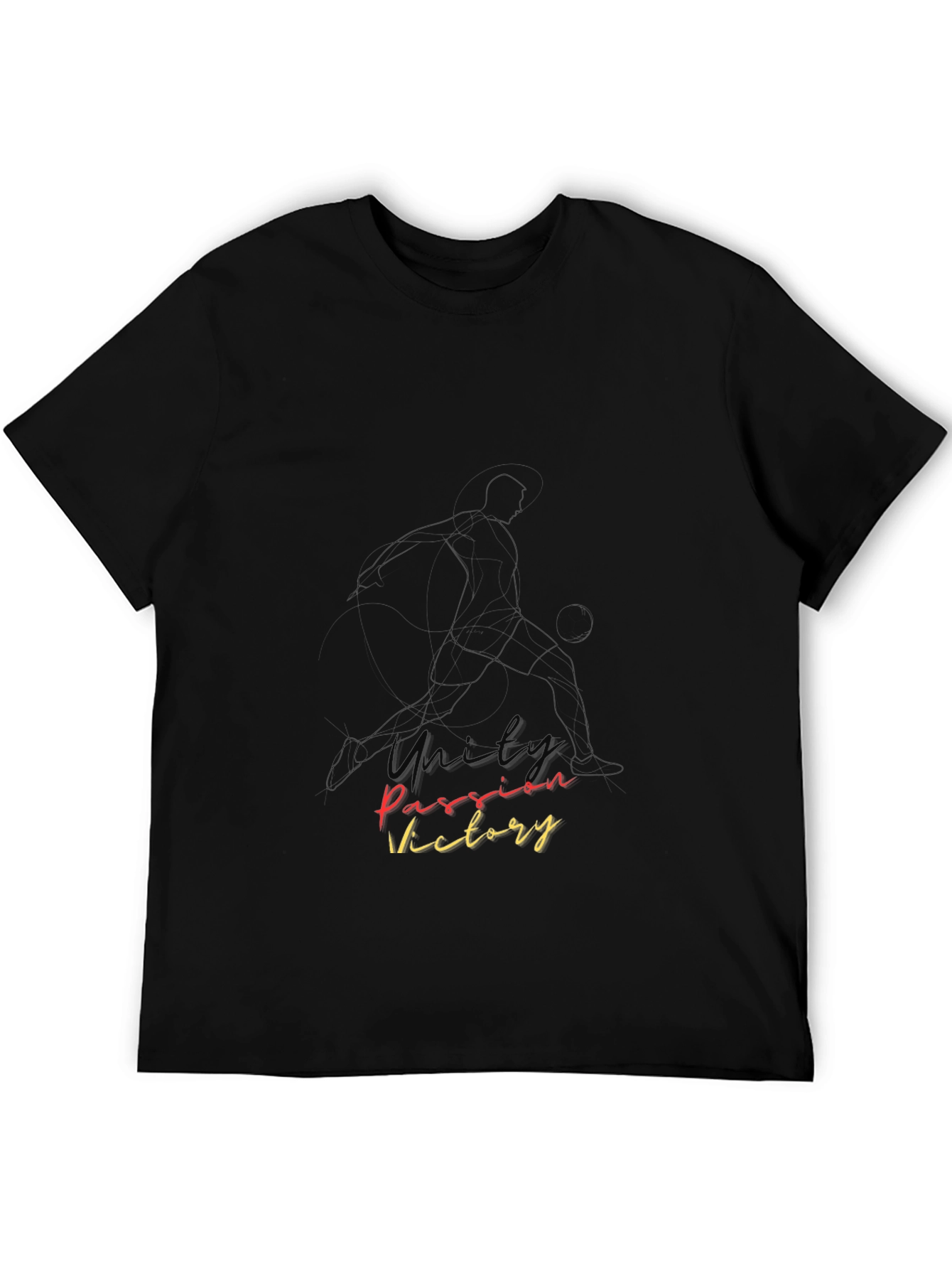 Passion Victory Black Graphic Tee