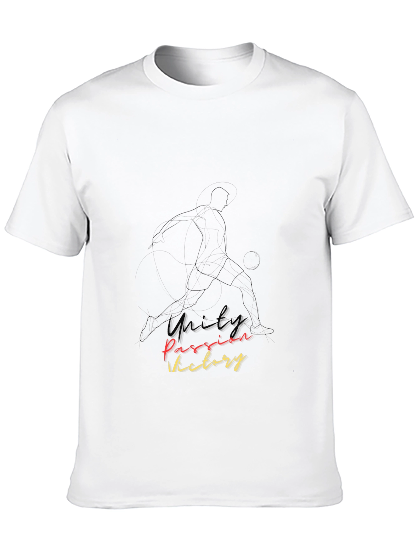 Passion Victory Black Graphic Tee