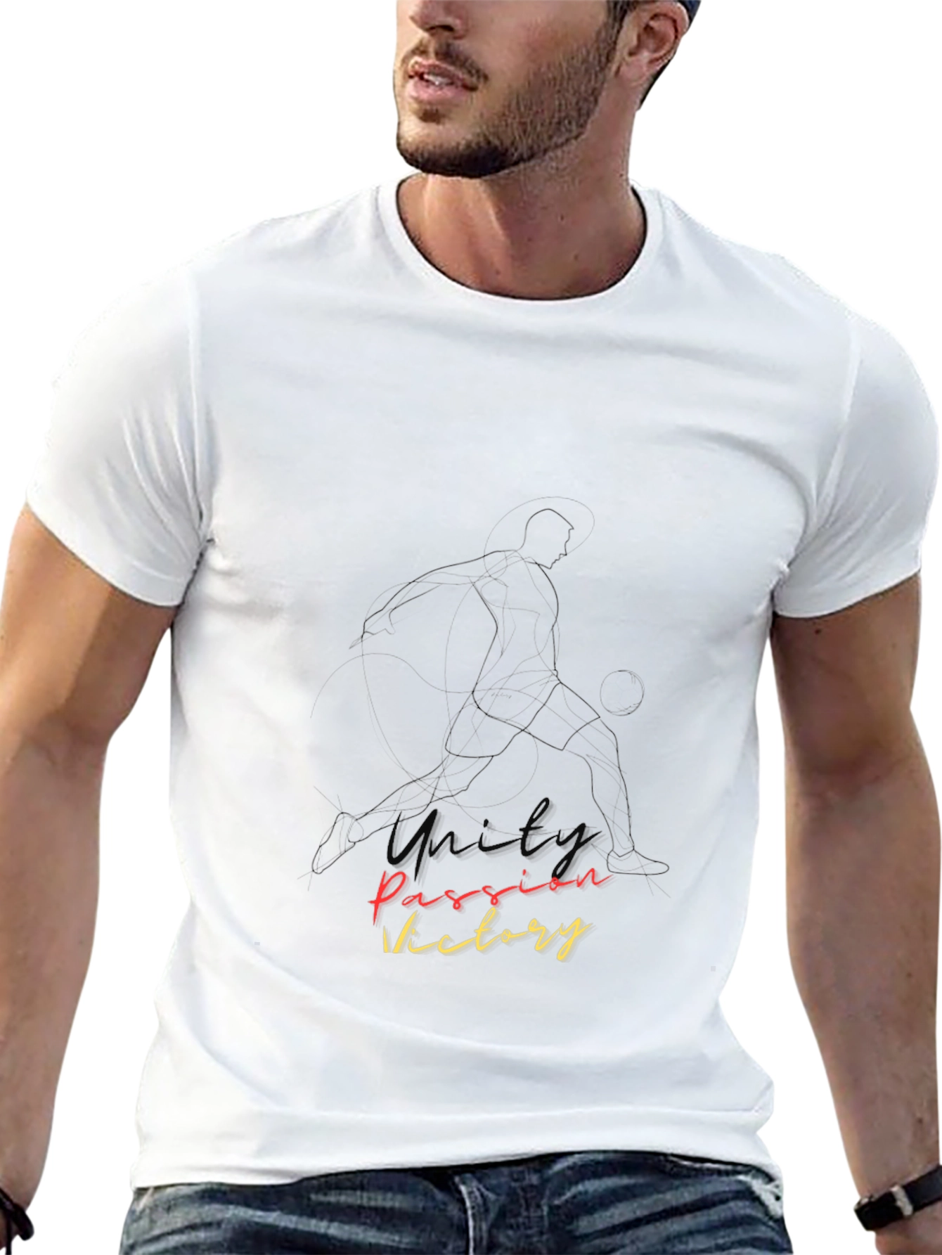 Passion Victory Black Graphic Tee