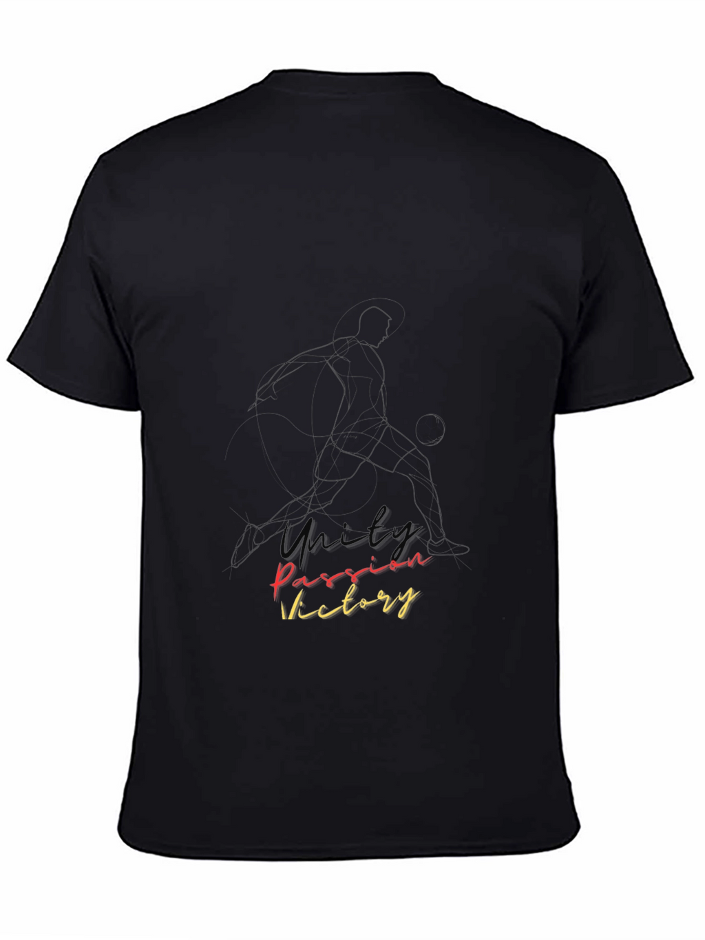 Passion Victory Black Graphic Tee