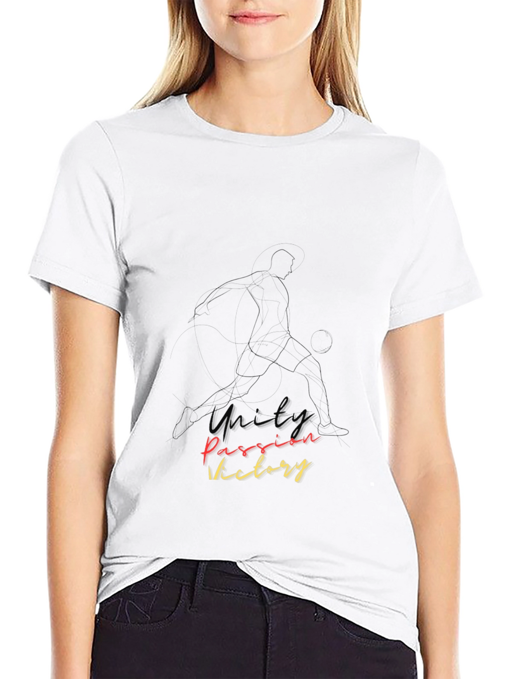 Passion Victory Black Graphic Tee