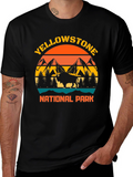Yellowstone National Park Bison Graphic Tee