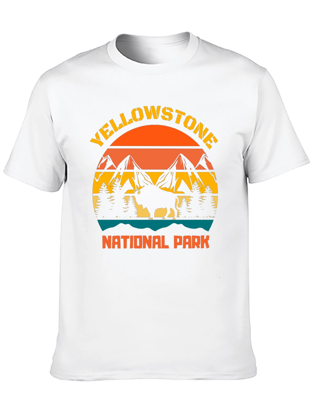 Yellowstone National Park Bison Graphic Tee