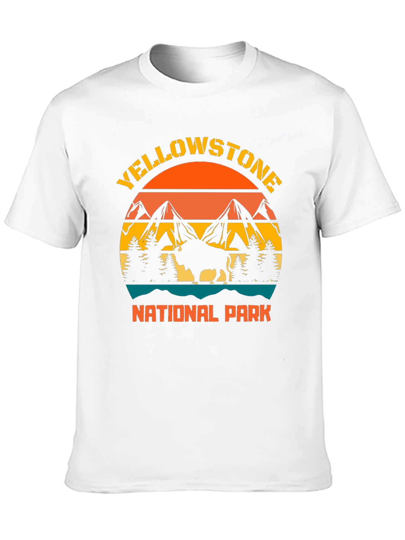 Yellowstone National Park Bison Graphic Tee