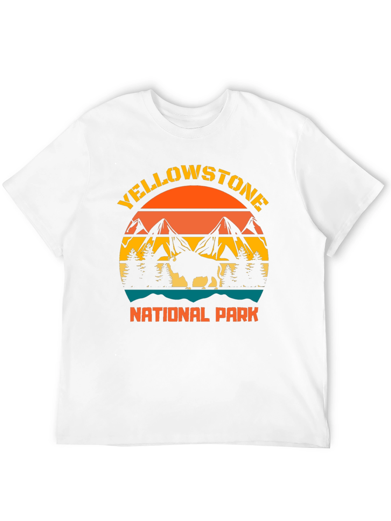 Yellowstone National Park Bison Graphic Tee
