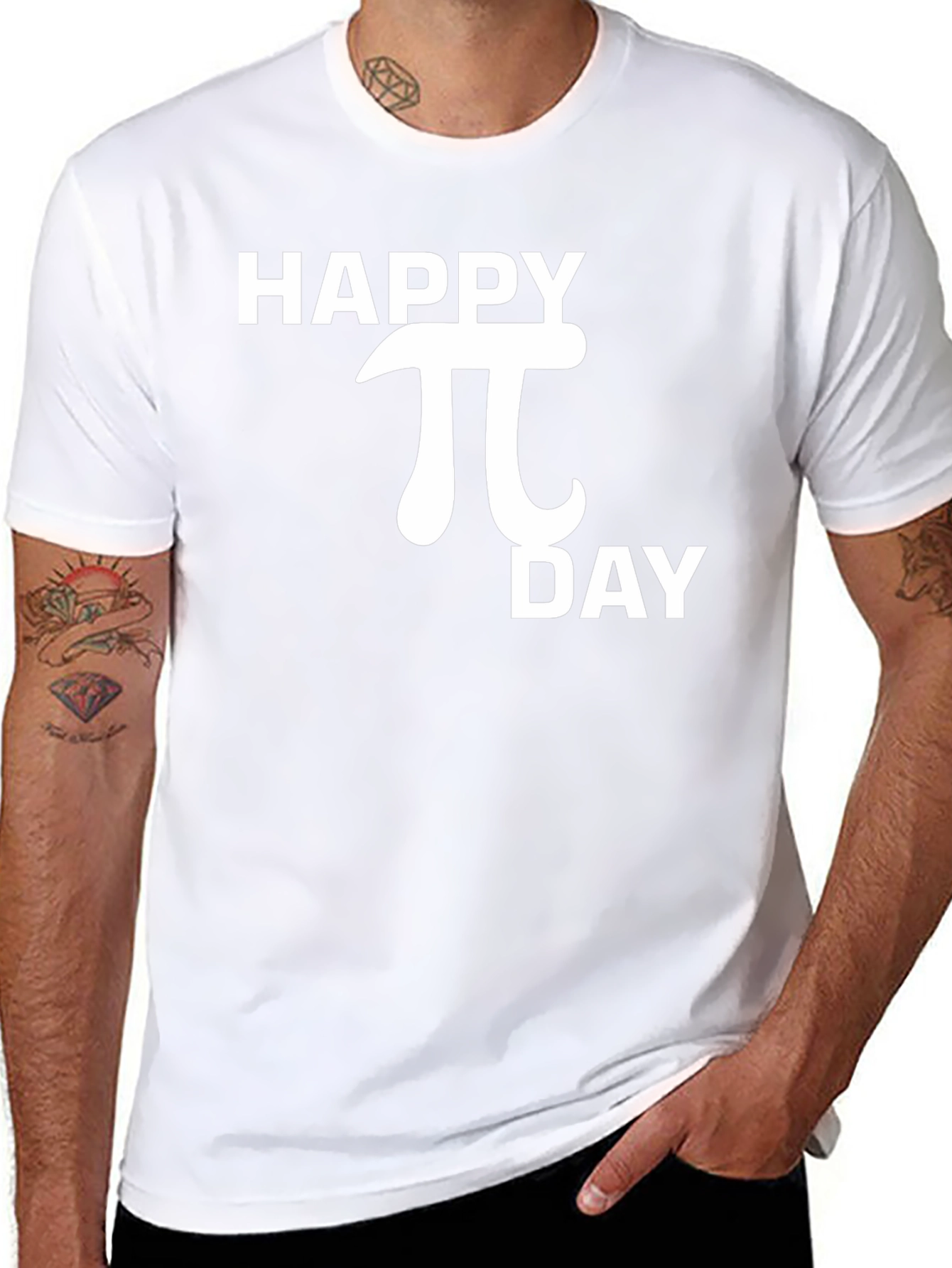 Happy Pi Day Black T-Shirt