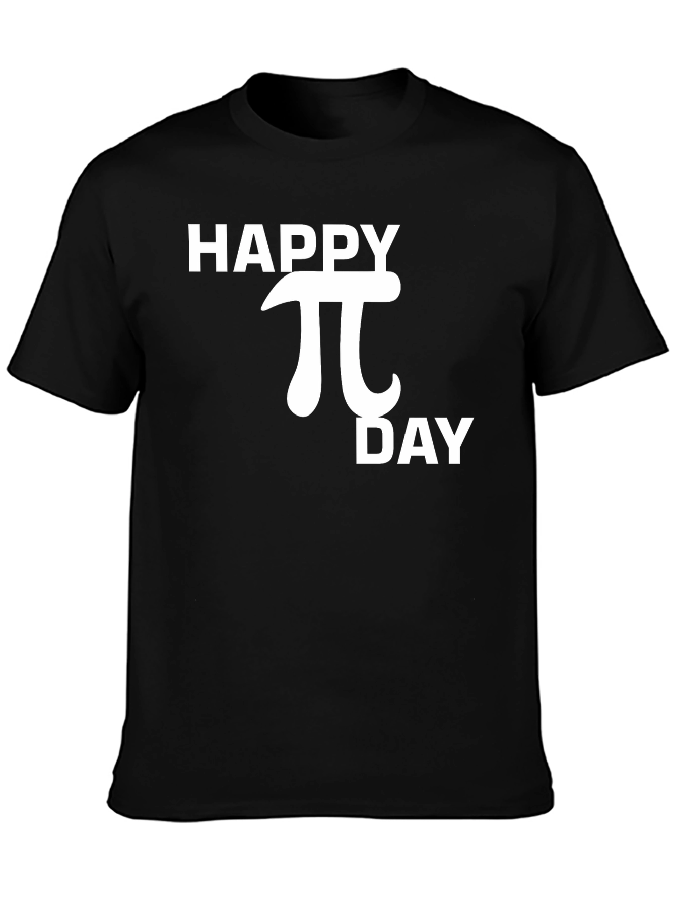 Happy Pi Day Black T-Shirt