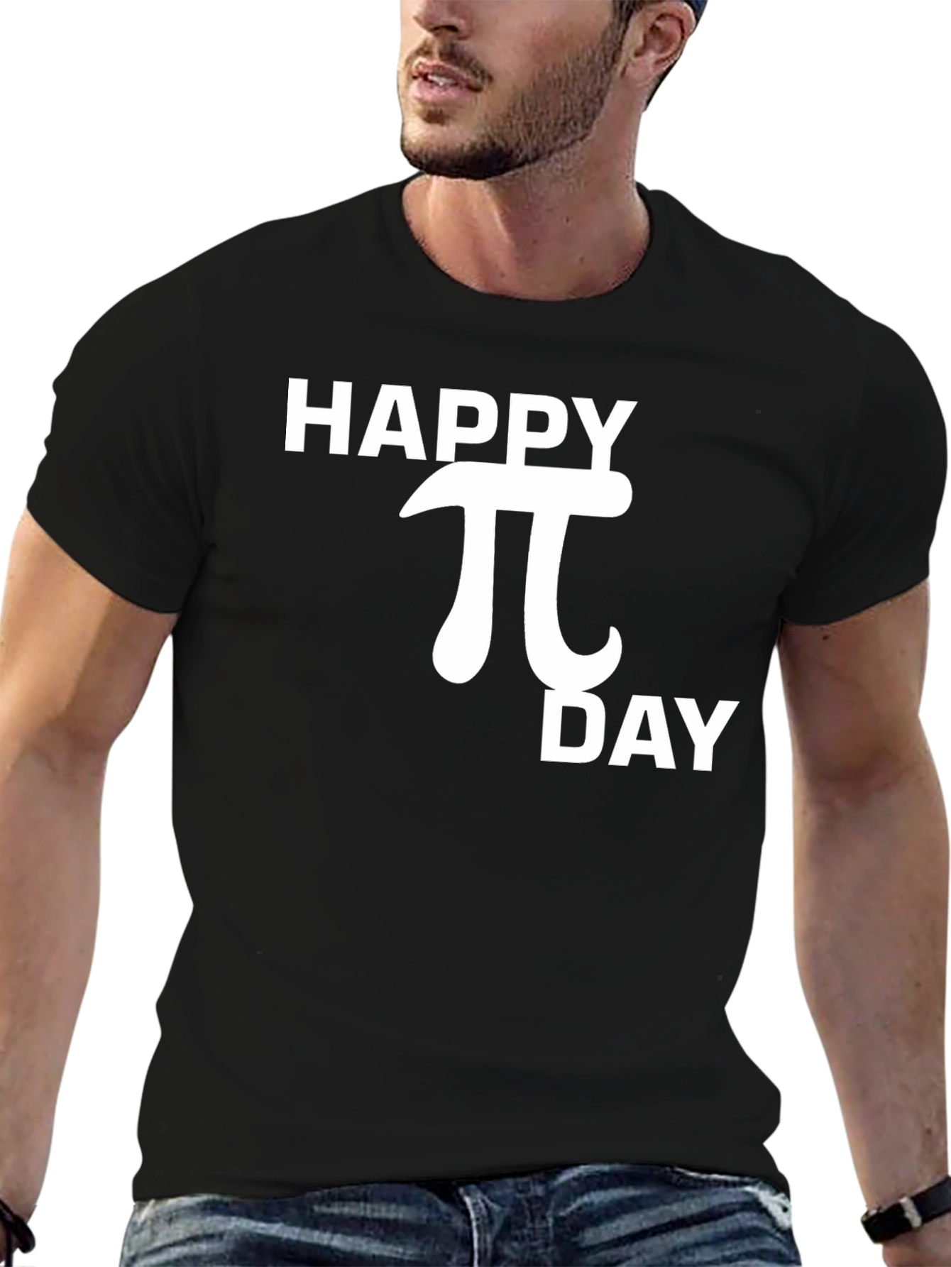 Happy Pi Day Black T-Shirt