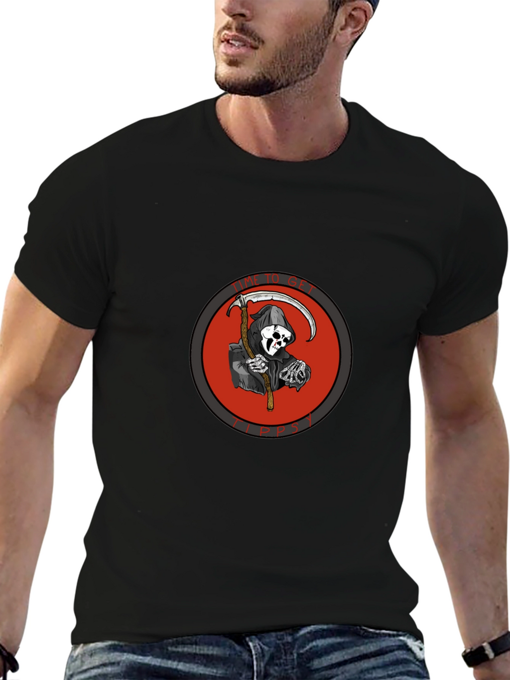 Time to Get Tipsy Reaper T-Shirt