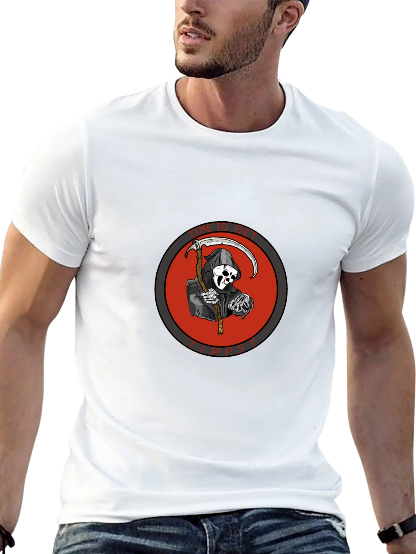 Time to Get Tipsy Reaper T-Shirt