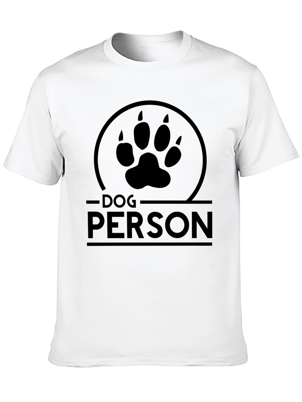 Dog Person Graphic Tee - Unisex Black T-Shirt