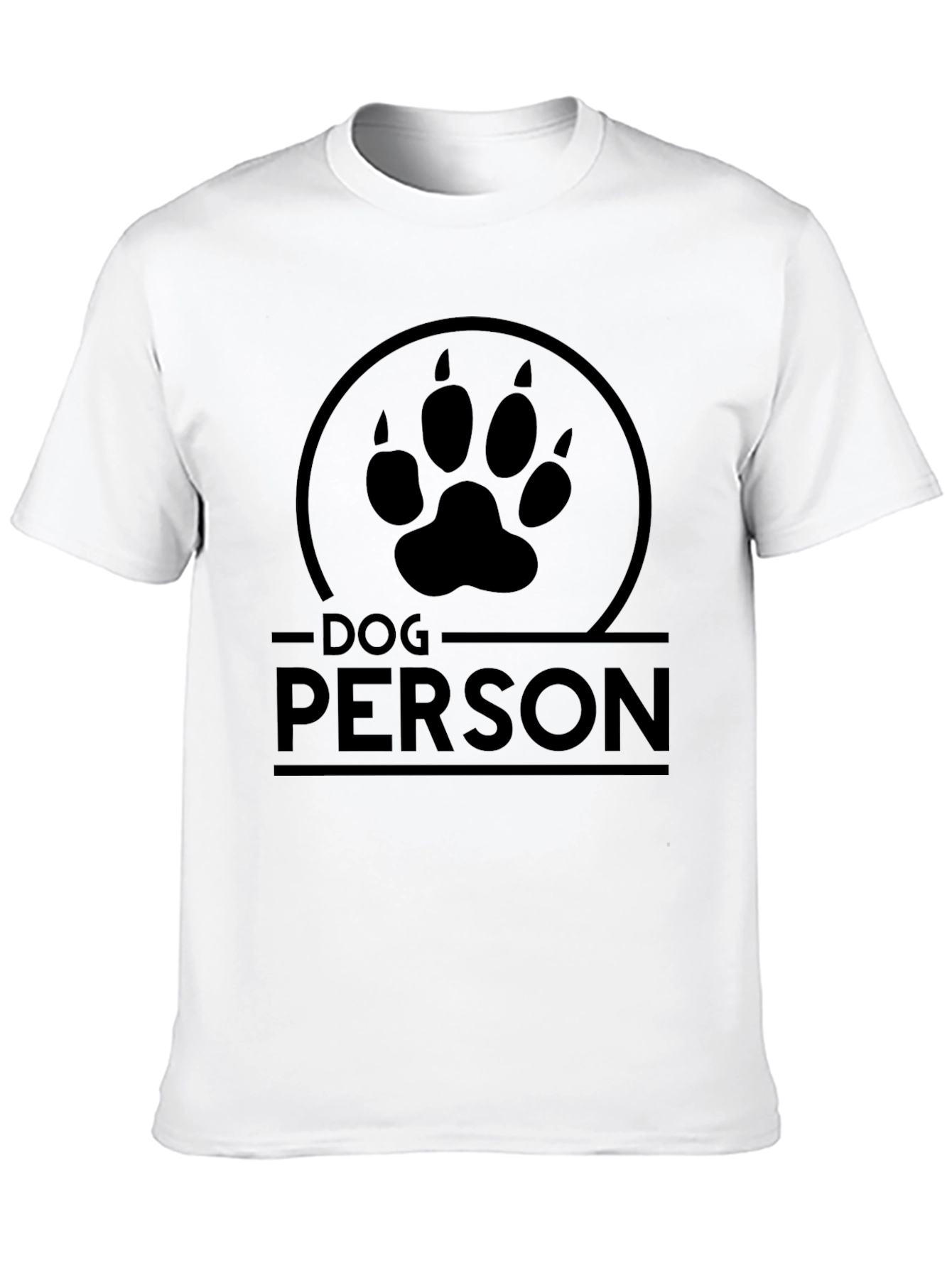 Dog Person Graphic Tee - Unisex Black T-Shirt