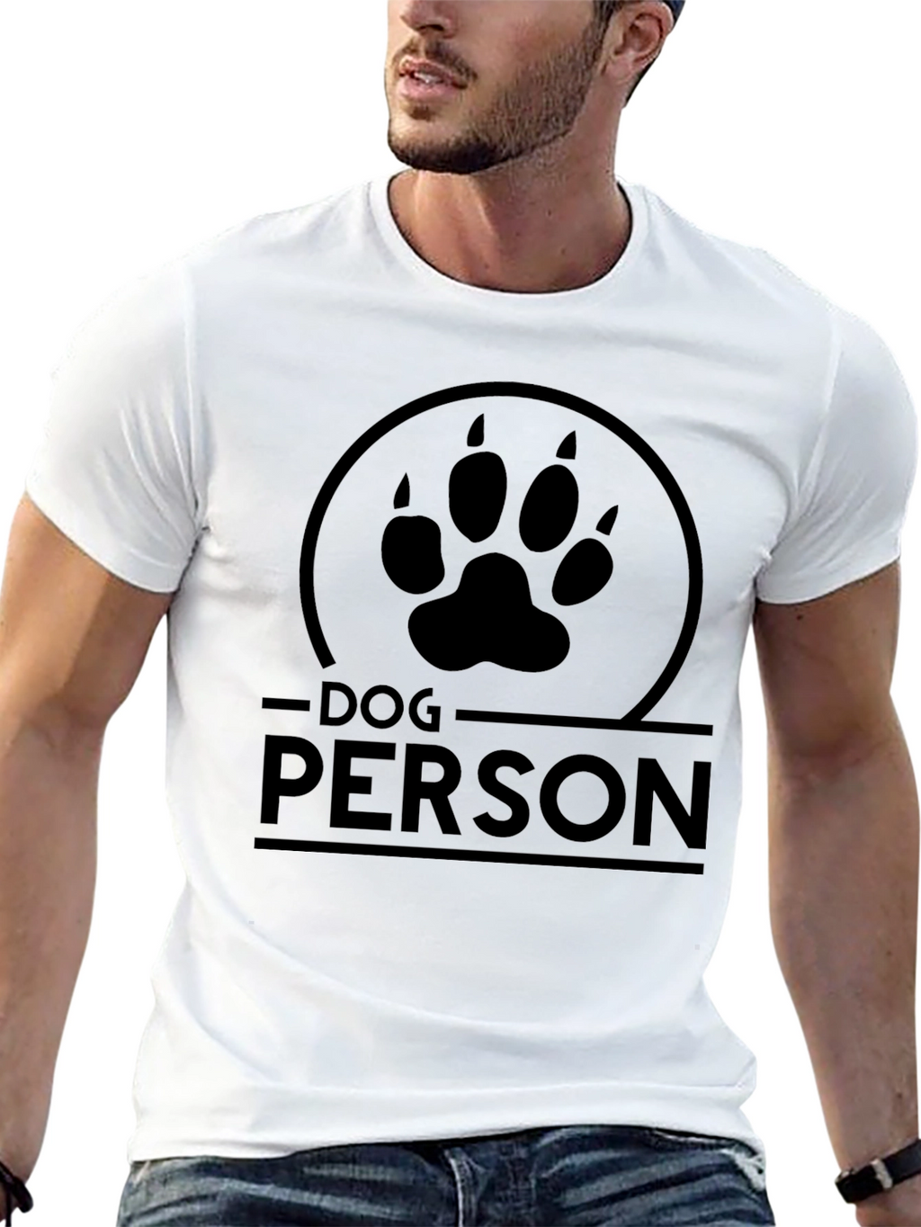 Dog Person Graphic Tee - Unisex Black T-Shirt