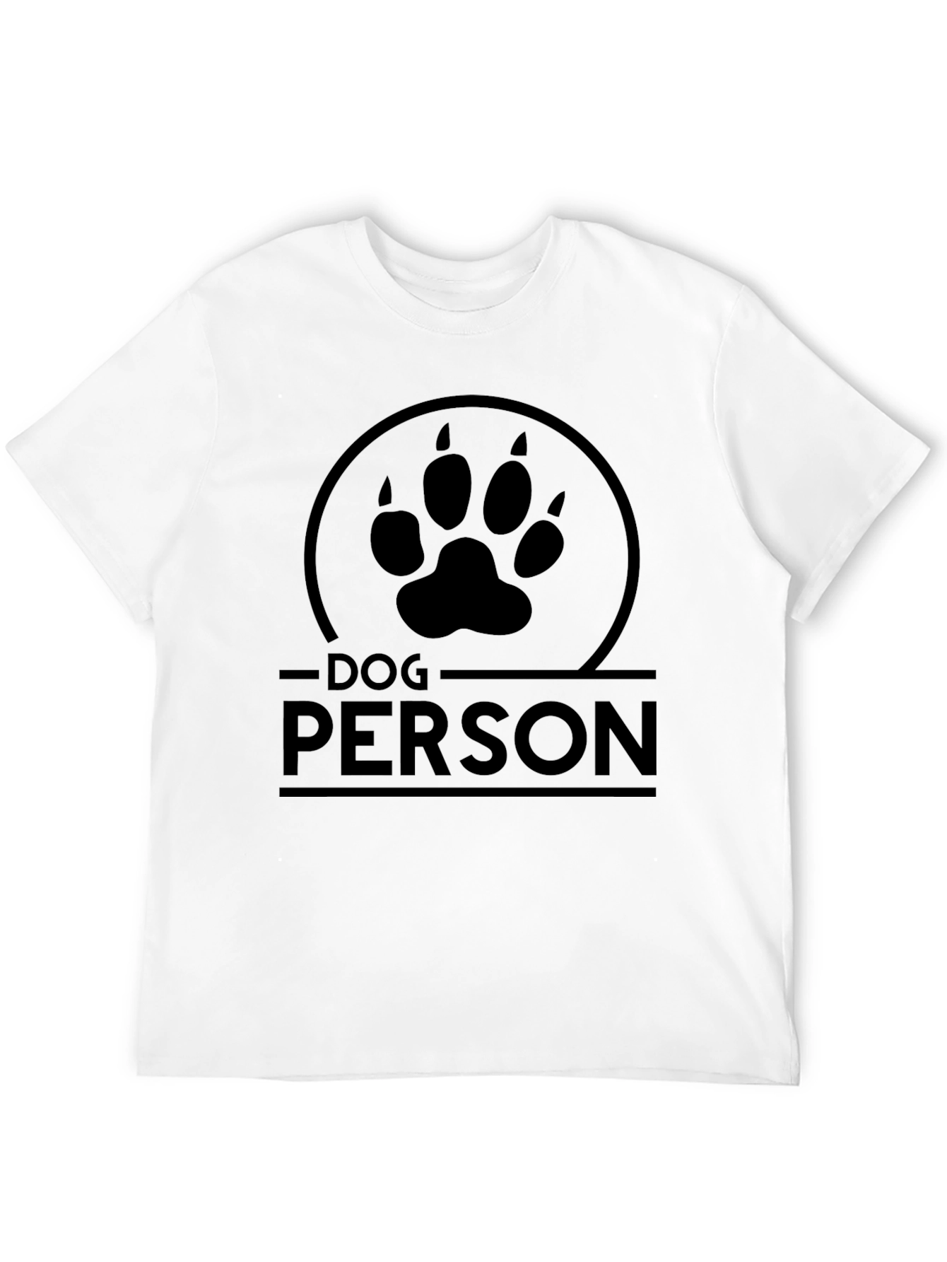 Dog Person Graphic Tee - Unisex Black T-Shirt