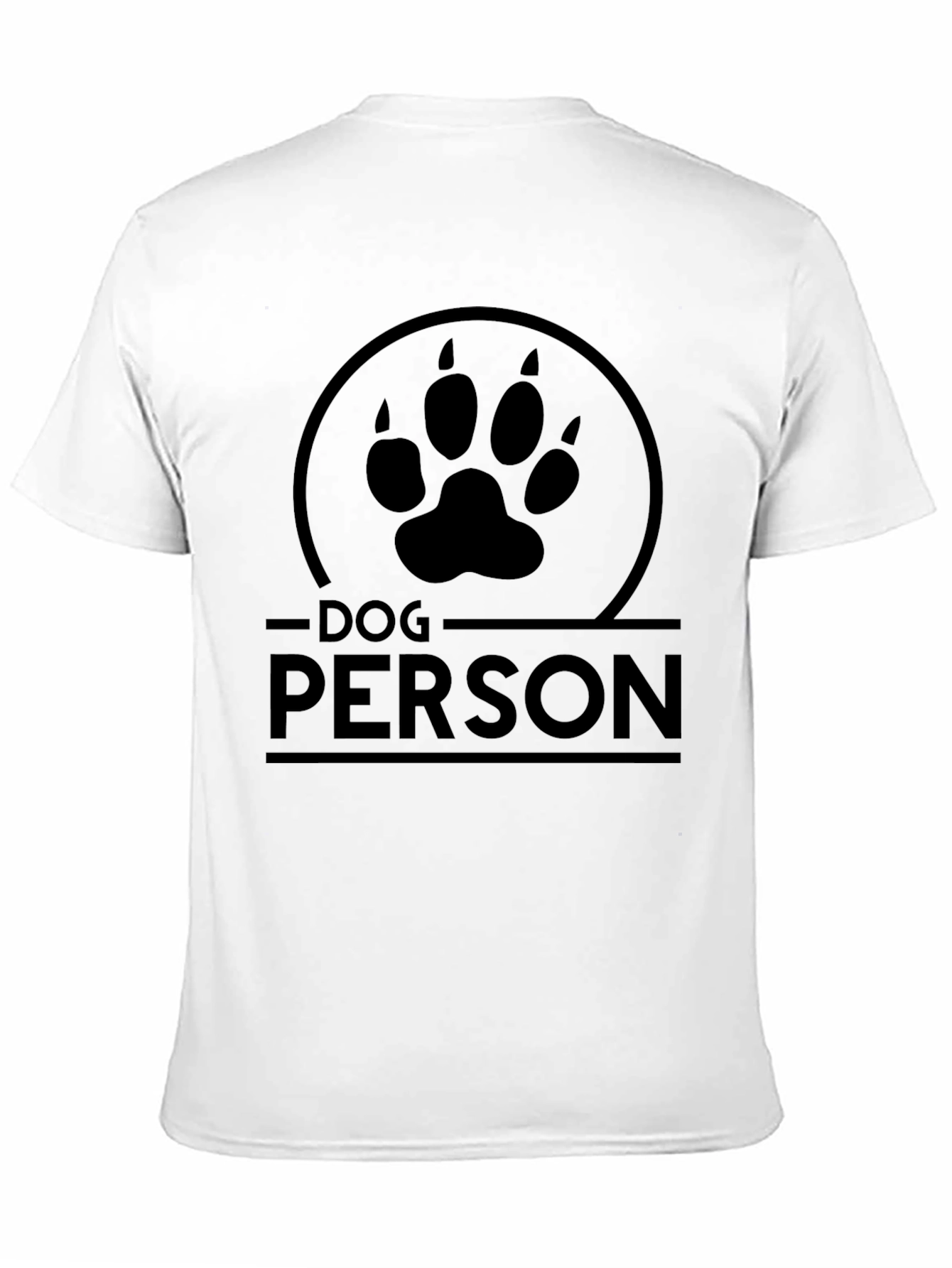 Dog Person Graphic Tee - Unisex Black T-Shirt
