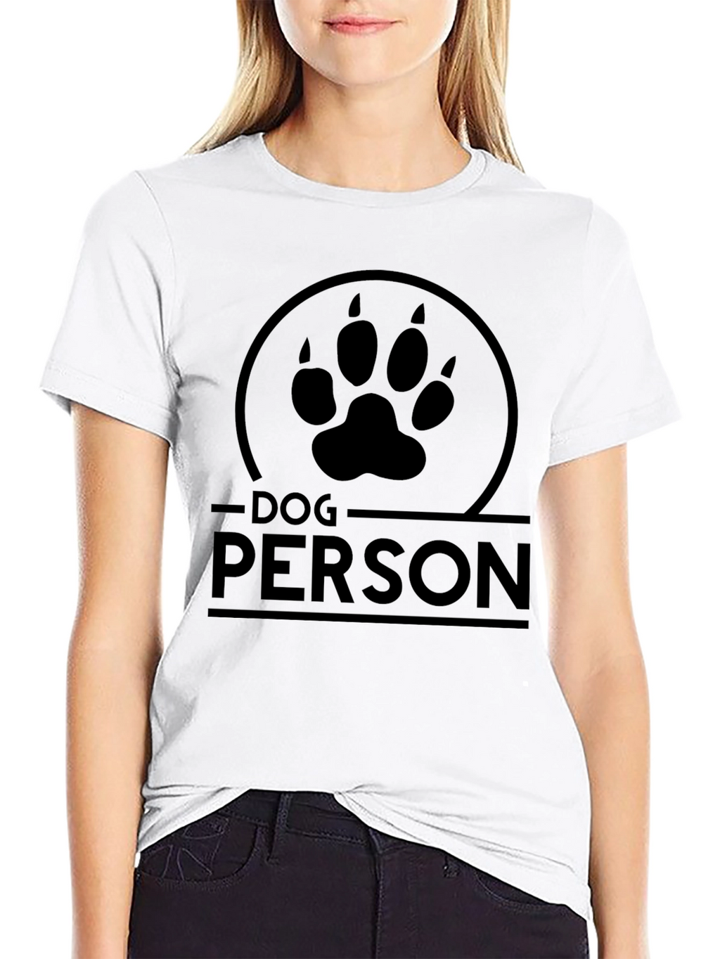 Dog Person Graphic Tee - Unisex Black T-Shirt