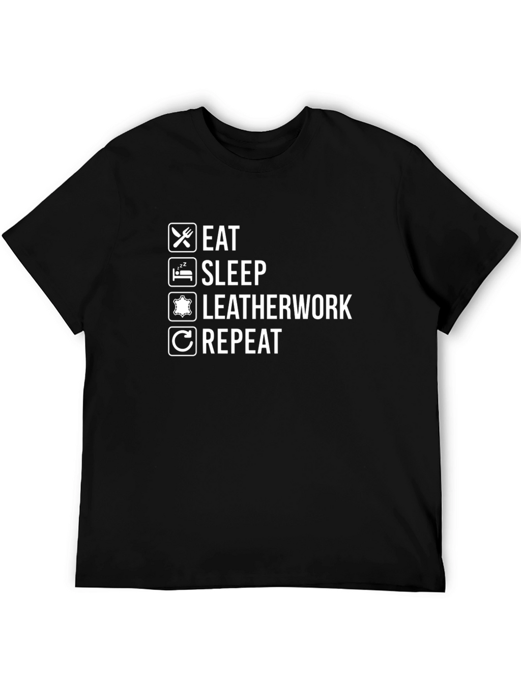 Eat Sleep Leatherwork Repeat T-Shirt