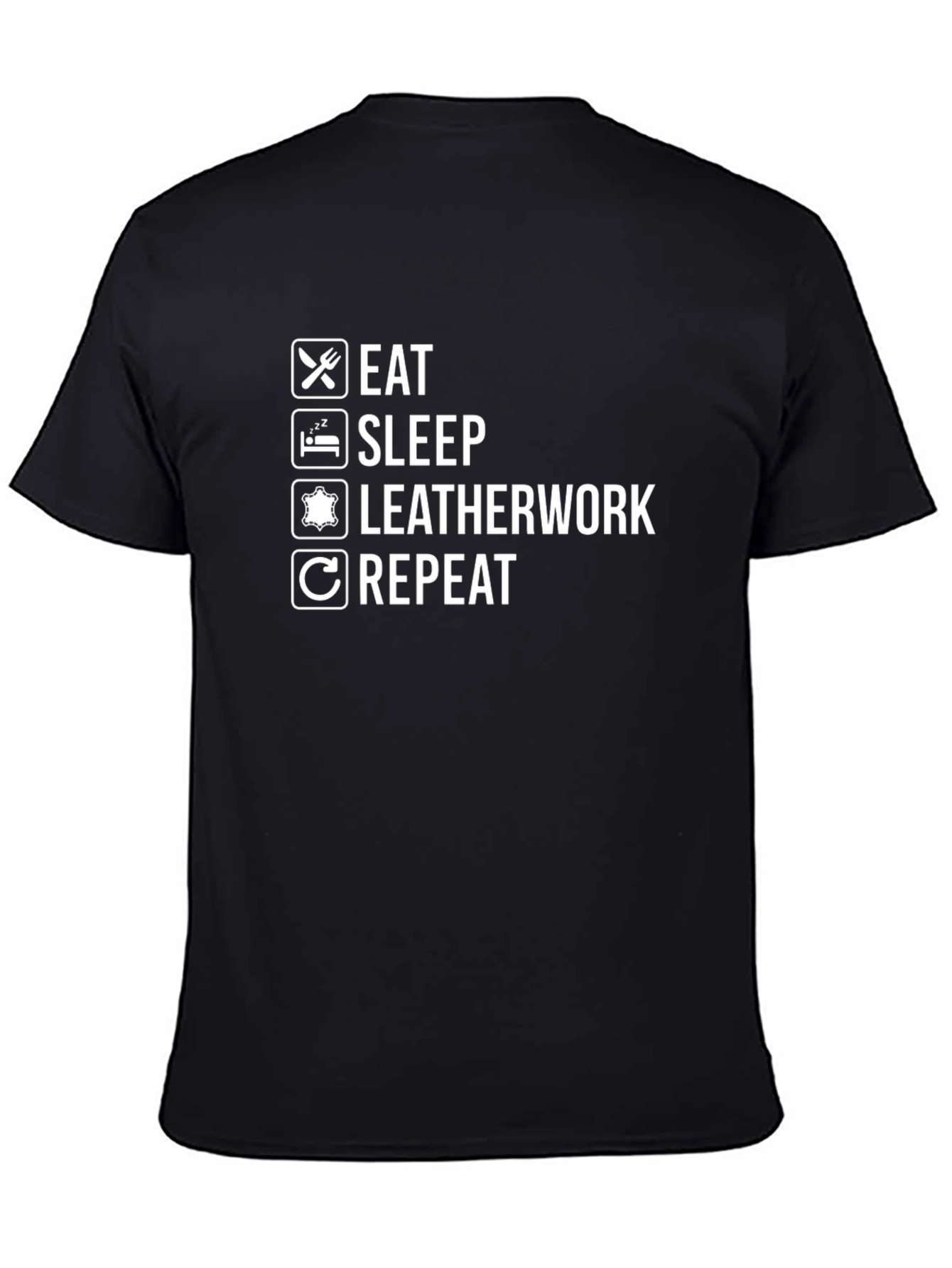 Eat Sleep Leatherwork Repeat T-Shirt