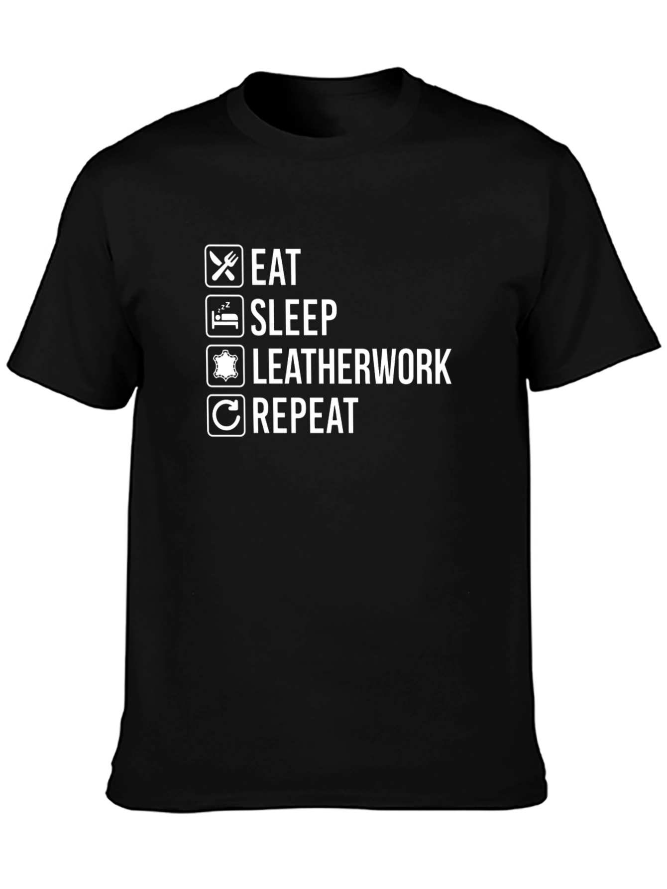 Eat Sleep Leatherwork Repeat T-Shirt