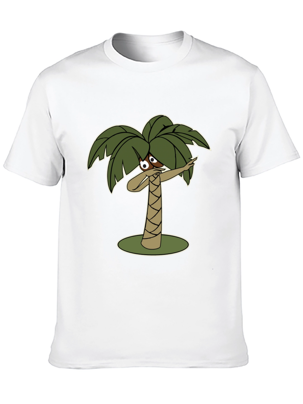 Dabbing Palm Tree Black T-Shirt