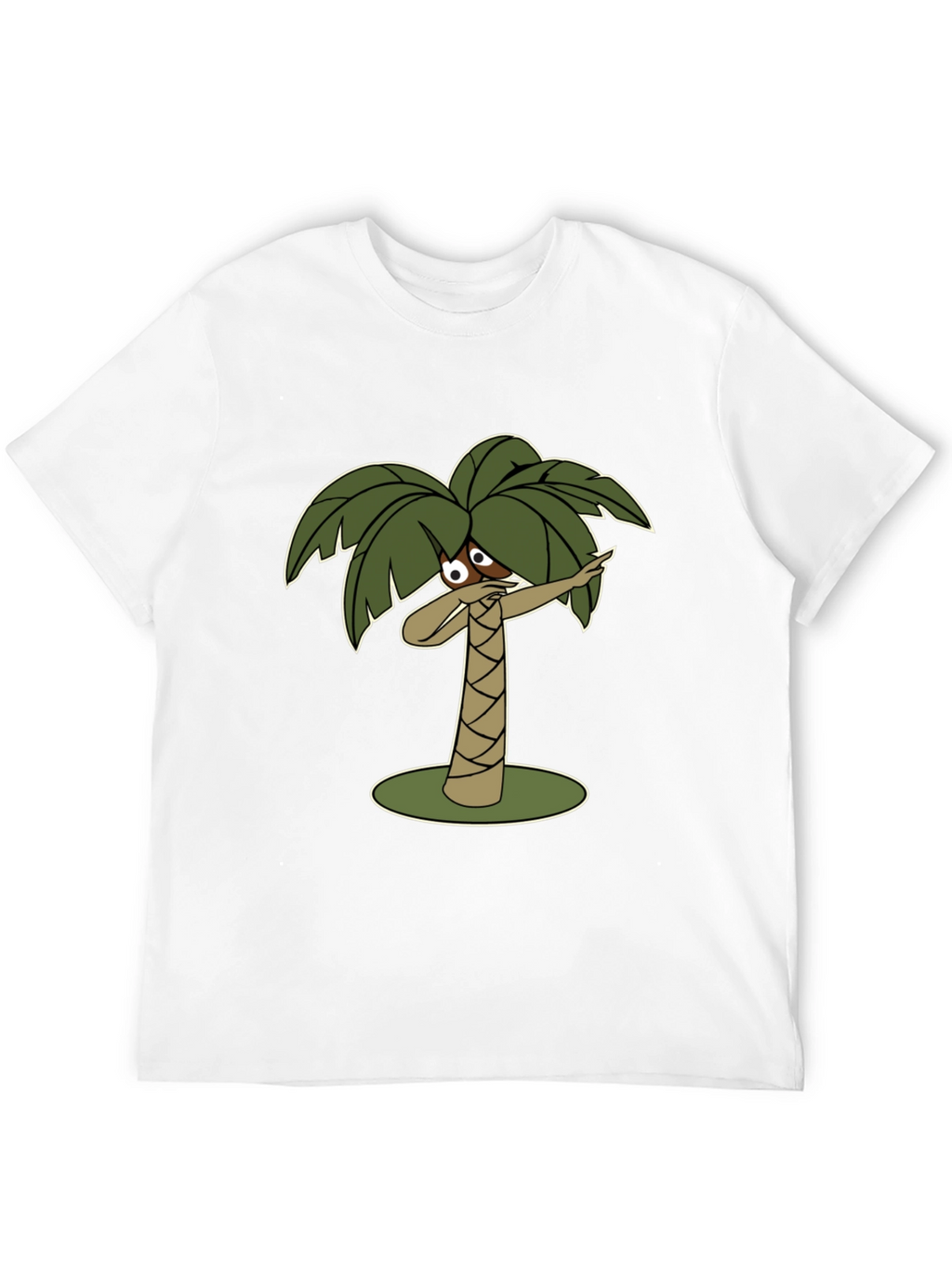 Dabbing Palm Tree Black T-Shirt