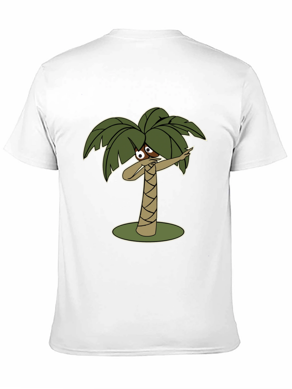 Dabbing Palm Tree Black T-Shirt