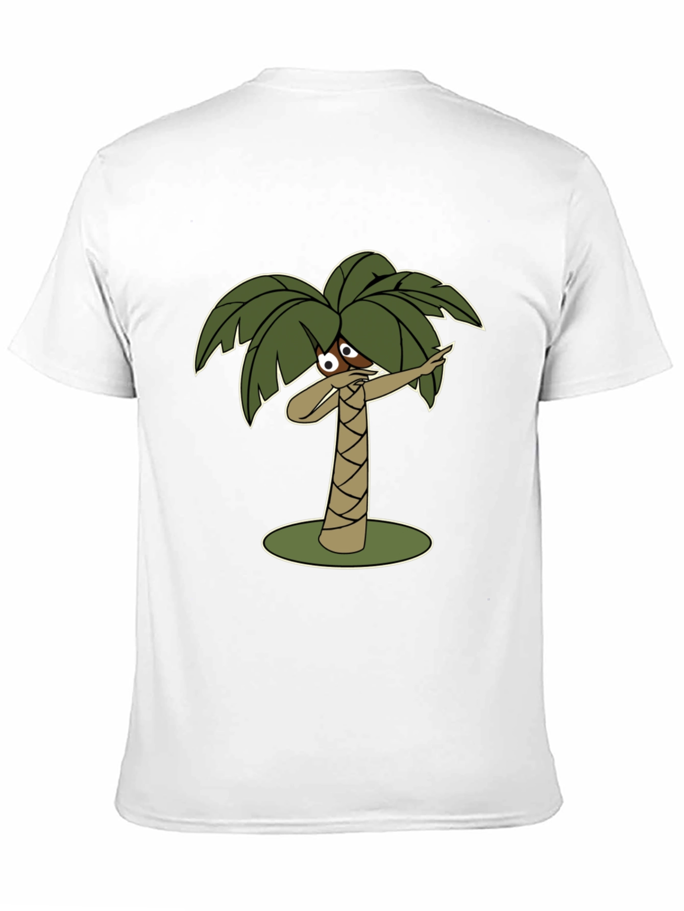 Dabbing Palm Tree Black T-Shirt
