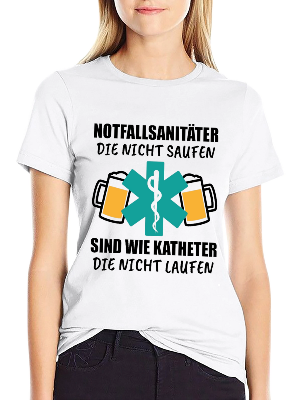 Paramedic Beer Lover T-Shirt - Funny German Design