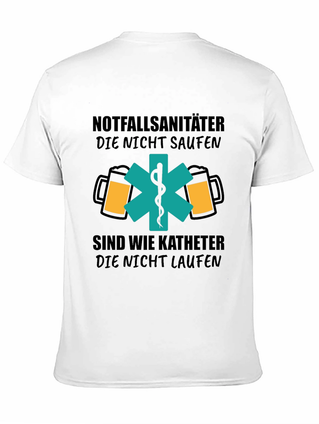 Paramedic Beer Lover T-Shirt - Funny German Design