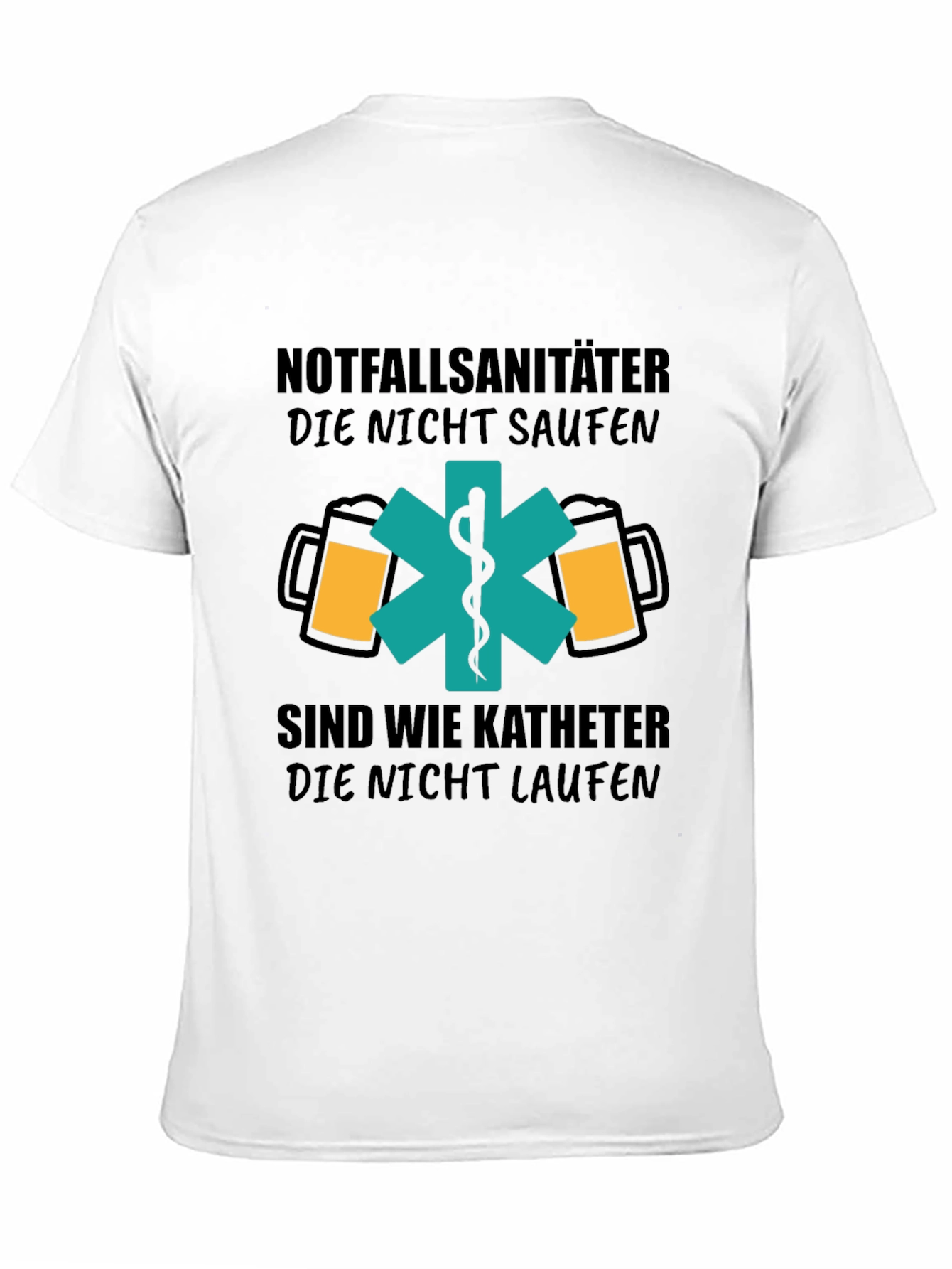 Paramedic Beer Lover T-Shirt - Funny German Design