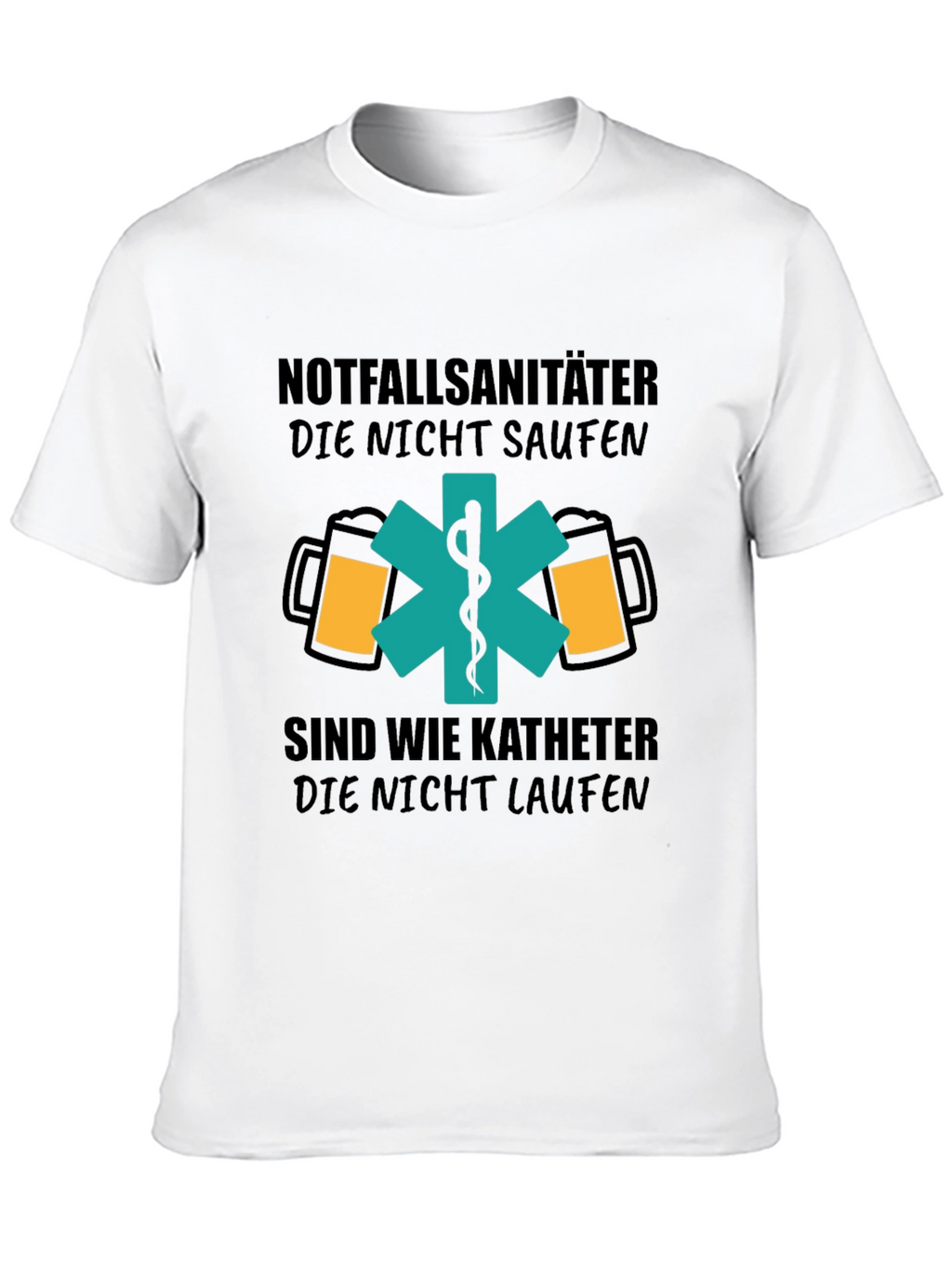 Paramedic Beer Lover T-Shirt - Funny German Design