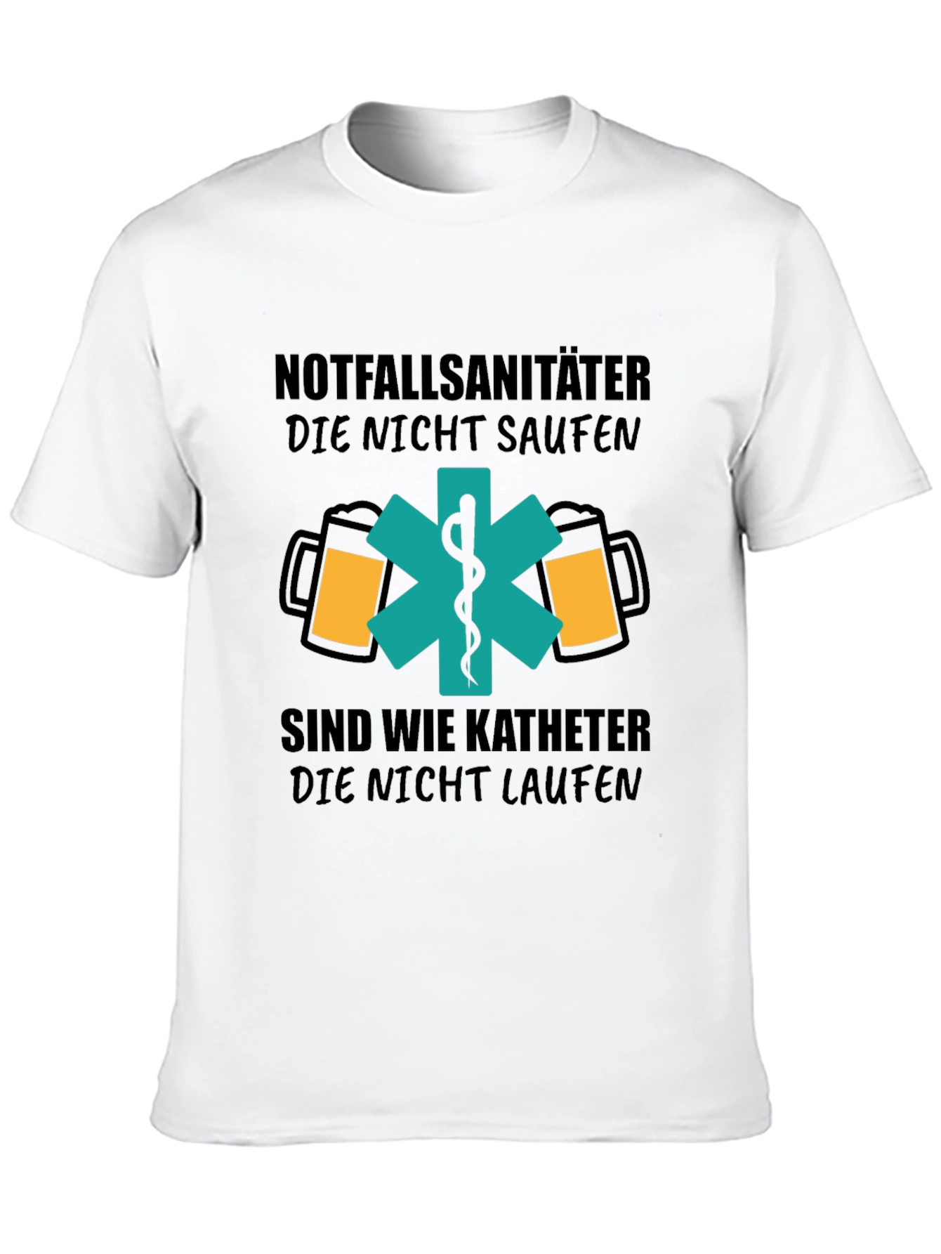 Paramedic Beer Lover T-Shirt - Funny German Design