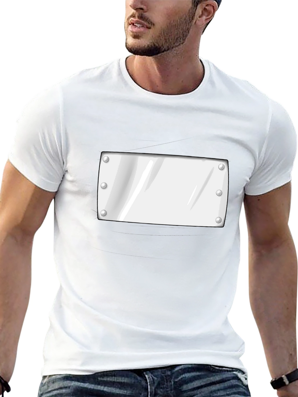 Anime Headband Black T-Shirt
