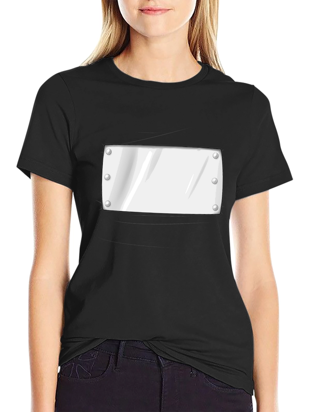 Anime Headband Black T-Shirt