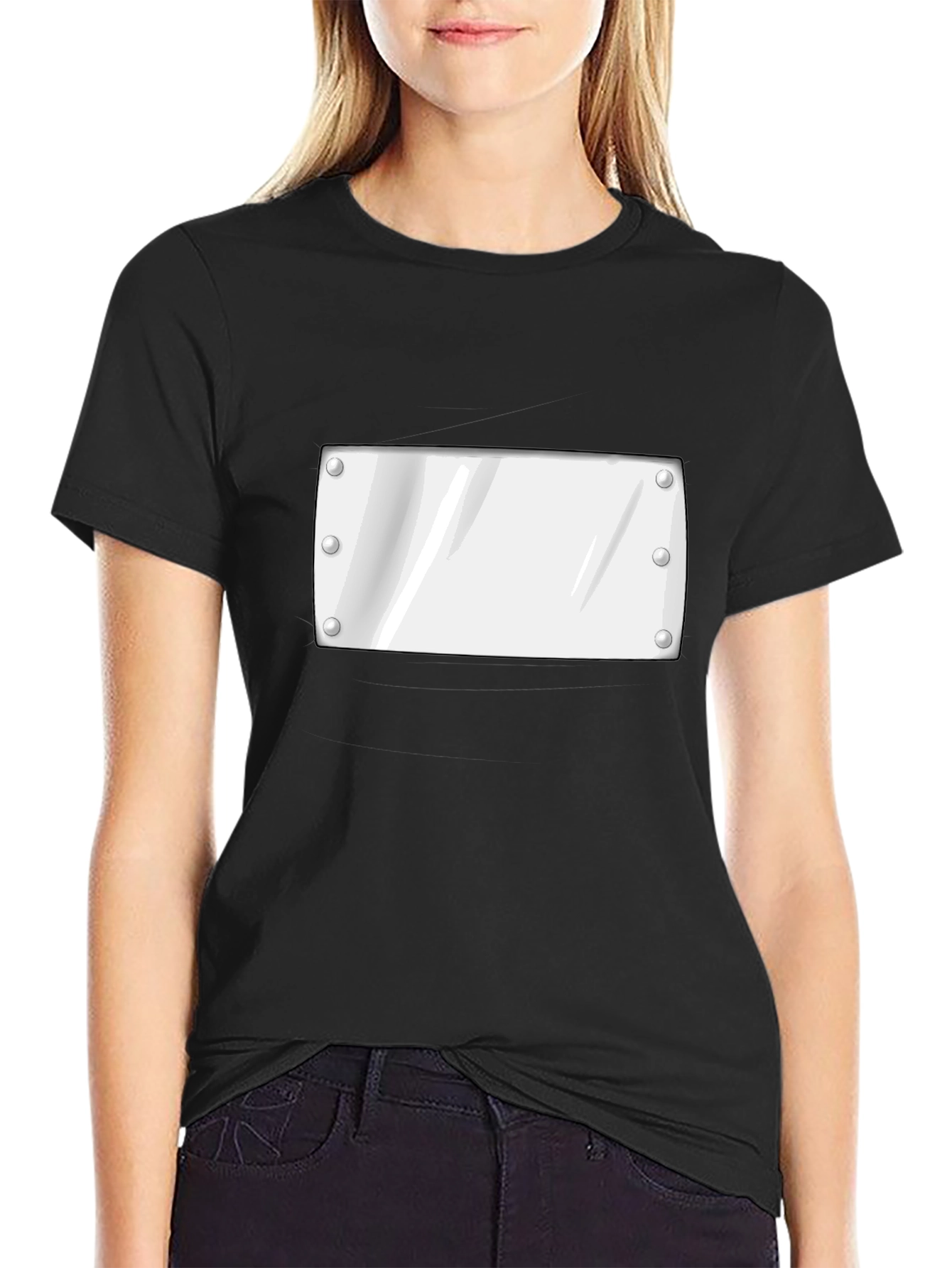 Anime Headband Black T-Shirt