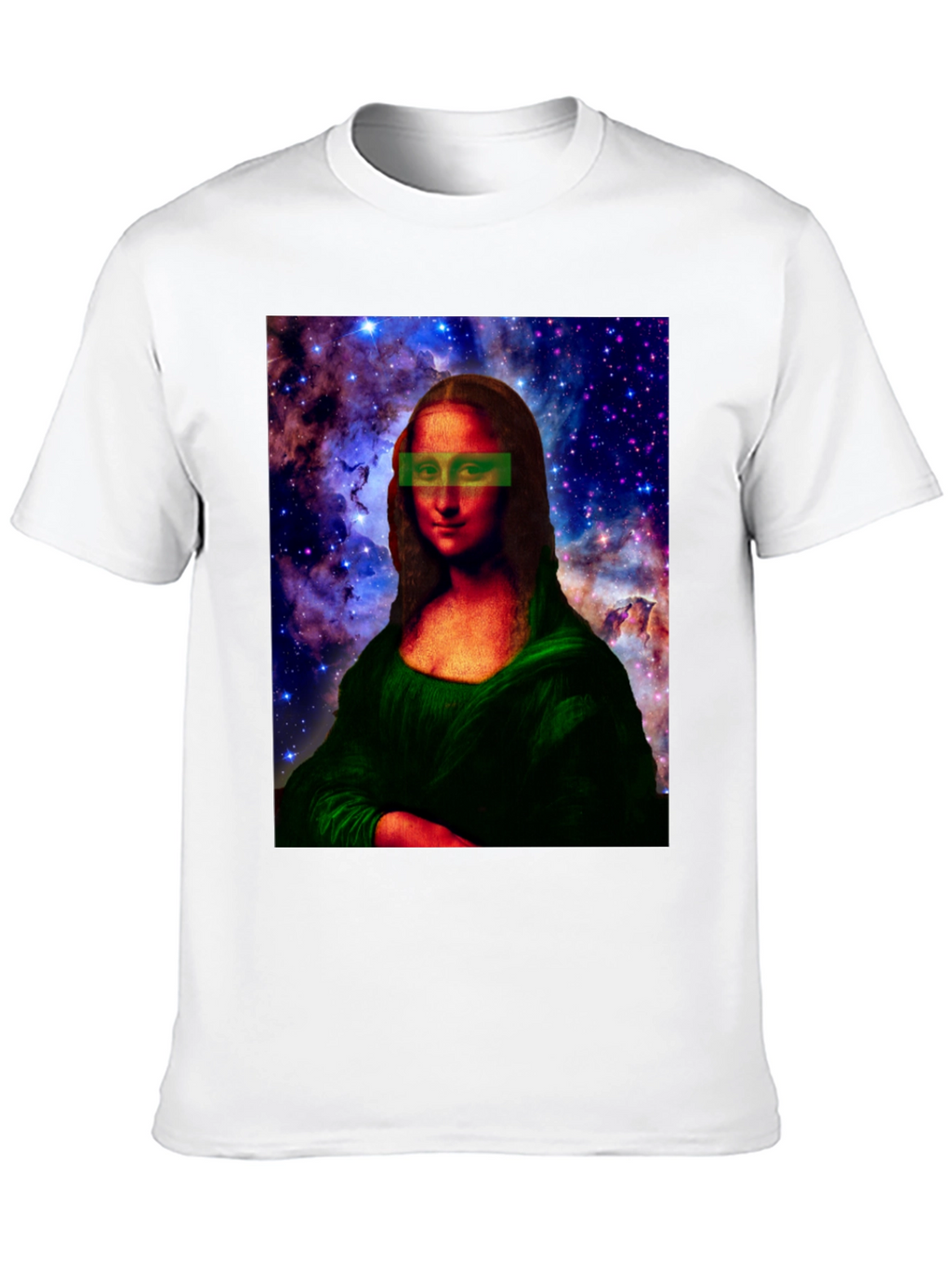 Mona Lisa Galaxy T-Shirt - Artistic Graphic Tee