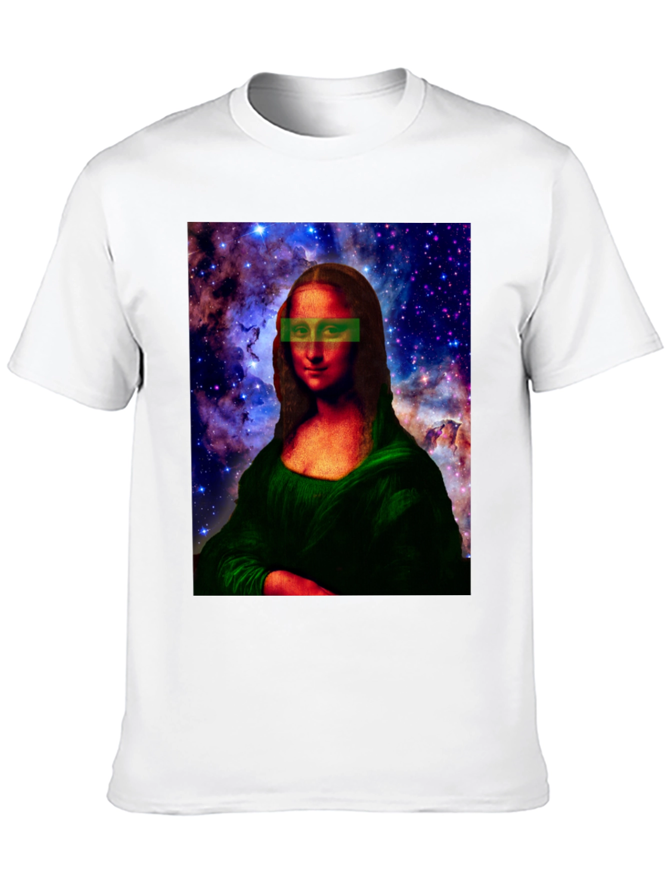 Mona Lisa Galaxy T-Shirt - Artistic Graphic Tee